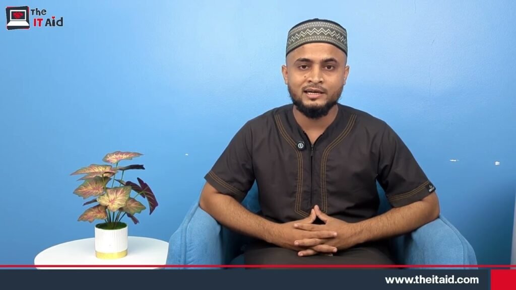 কোর্স শেষে মতামত দিচ্ছেন বেসিক কম্পিউটার কোর্সের ৪৭১ ব্যাচের ছাত্র।